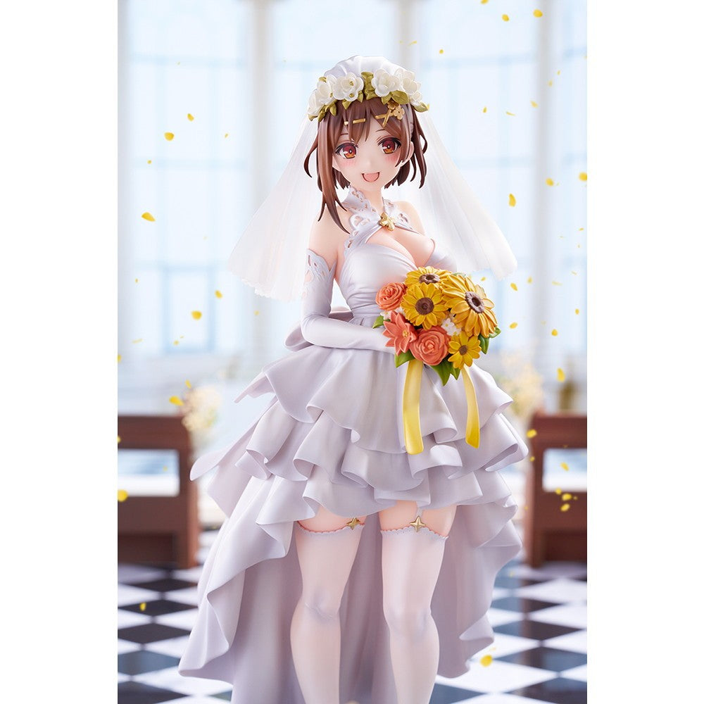 【予約安心出荷】[FIG] ライザ(ライザリン・シュタウト)ウェディングStyle ライザのアトリエ3 ～終わりの錬金術士と秘密の鍵～ 1/7 完成品 フィギュア キューズQ(2027年4月)