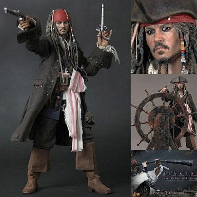【中古即納】[FIG] ムービー・マスターピース DX ジャック・スパロウ パイレーツ・オブ・カリビアン/生命の泉 1/6 完成品 可動フィギュア(DX06) ホットトイズ(20111130)
