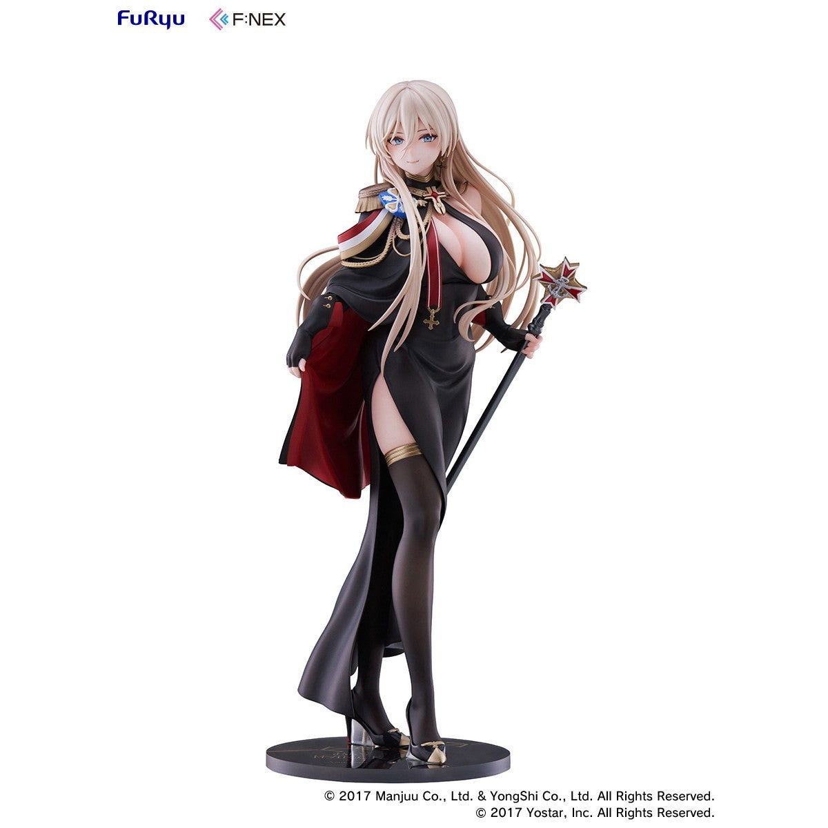 【予約安心出荷】[FIG] ビスマルク 正装ver. アズールレーン 1/7 完成品 フィギュア(AMU-FNX1253) フリュー(2027年3月)
