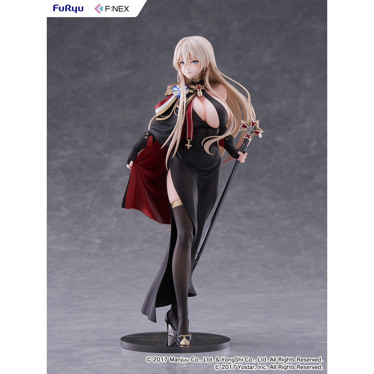 【予約安心出荷】[FIG] ビスマルク 正装ver. アズールレーン 1/7 完成品 フィギュア(AMU-FNX1253) フリュー(2027年3月)