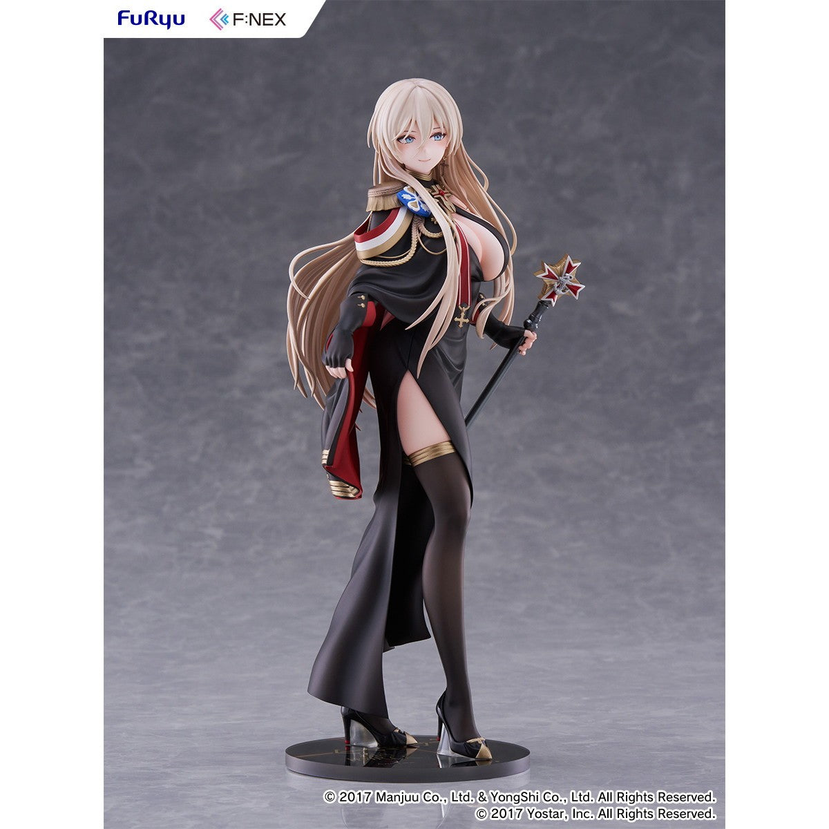 【予約安心出荷】[FIG] ビスマルク 正装ver. アズールレーン 1/7 完成品 フィギュア(AMU-FNX1253) フリュー(2027年3月)