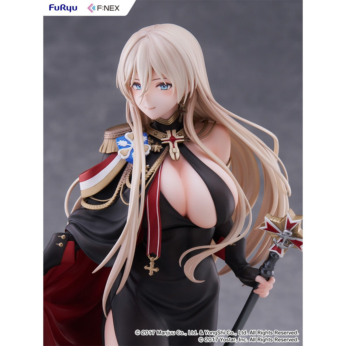 【予約安心出荷】[FIG] ビスマルク 正装ver. アズールレーン 1/7 完成品 フィギュア(AMU-FNX1253) フリュー(2027年3月)