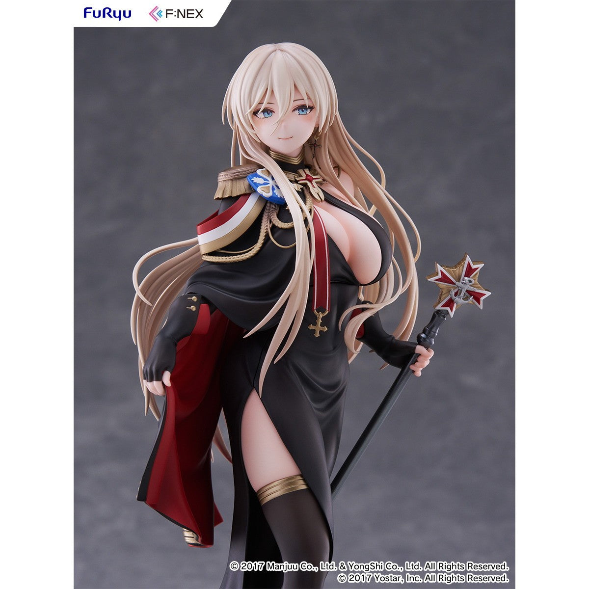 【予約安心出荷】[FIG] ビスマルク 正装ver. アズールレーン 1/7 完成品 フィギュア(AMU-FNX1253) フリュー(2027年3月)