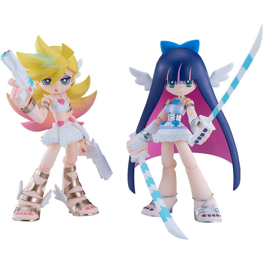 【予約安心出荷】[FIG] figma(フィグマ) 706・707 パンティ&ストッキング エンジェルver. セット New PANTY & STOCKING with GARTERBELT(ニューパンティ&ストッキングwithガーターベルト) 完成品 可動フィギュア グッドスマイルカンパニー(2027年7月)