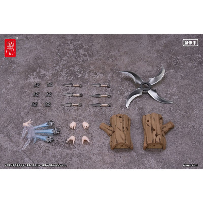 【予約安心出荷】[FIG] くノ一 裂風用オプションパーツセット(れっぷう) 1/12 フィギュア用アクセサリ SNAIL SHELL(蝸之殻)(2027年9月)