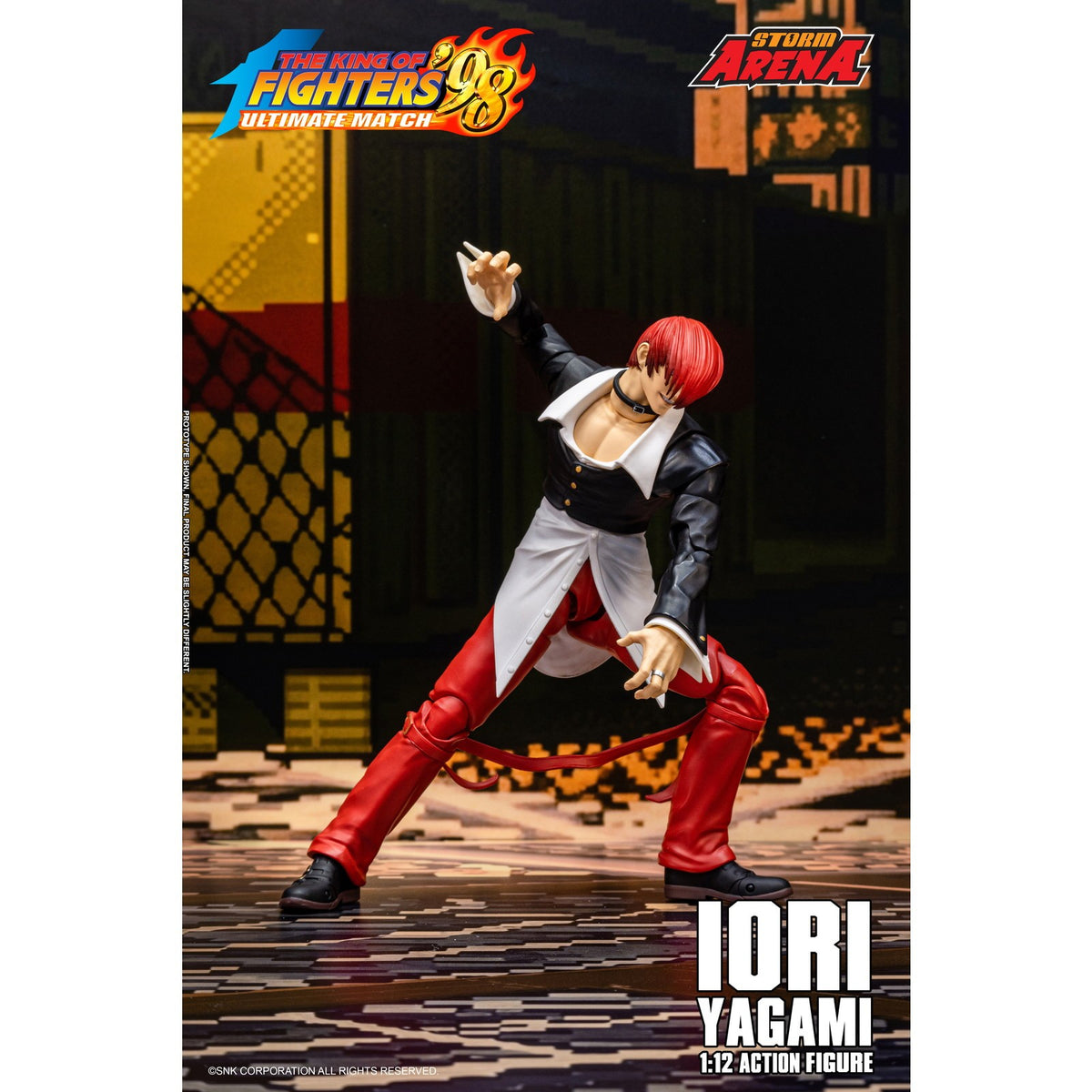 【予約安心出荷】[FIG] Storm Arena(ストームアリーナ) 八神庵(やがみいおり) THE KING OF FIGHTERS '98 ULTIMATE MATCH(ザ・キング・オブ・ファイターズ98 アルティメットマッチ) 1/12 完成品 可動フィギュア(KFSA04) ストームコレクティブルズ(2027年3月)