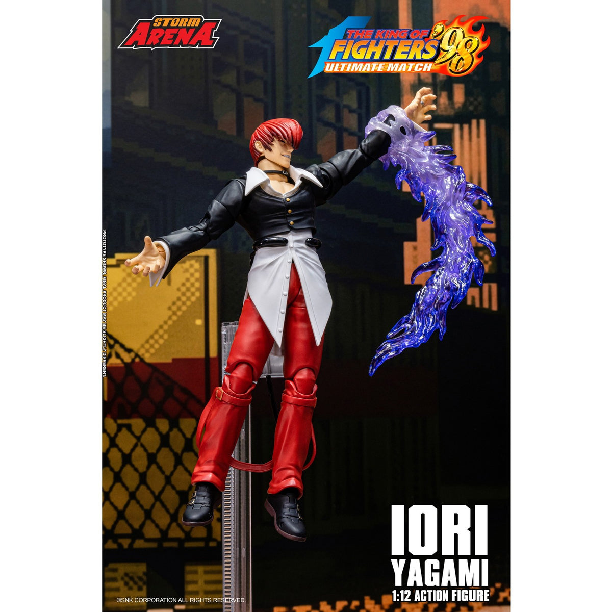 【予約安心出荷】[FIG] Storm Arena(ストームアリーナ) 八神庵(やがみいおり) THE KING OF FIGHTERS '98 ULTIMATE MATCH(ザ・キング・オブ・ファイターズ98 アルティメットマッチ) 1/12 完成品 可動フィギュア(KFSA04) ストームコレクティブルズ(2027年3月)