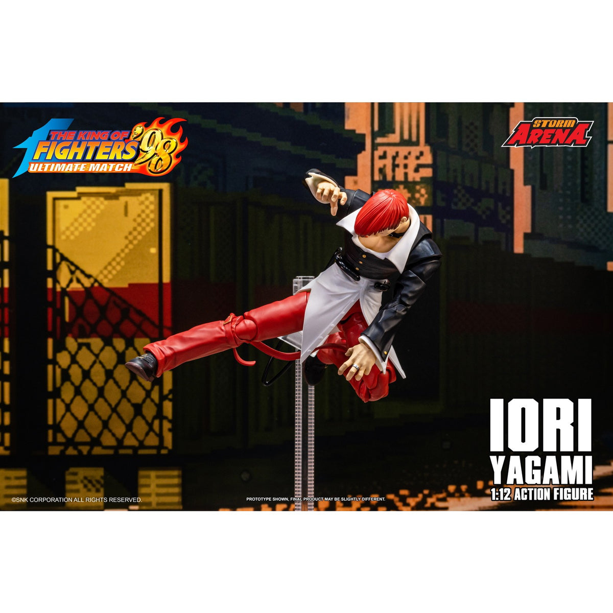 【予約安心出荷】[FIG] Storm Arena(ストームアリーナ) 八神庵(やがみいおり) THE KING OF FIGHTERS '98 ULTIMATE MATCH(ザ・キング・オブ・ファイターズ98 アルティメットマッチ) 1/12 完成品 可動フィギュア(KFSA04) ストームコレクティブルズ(2027年3月)