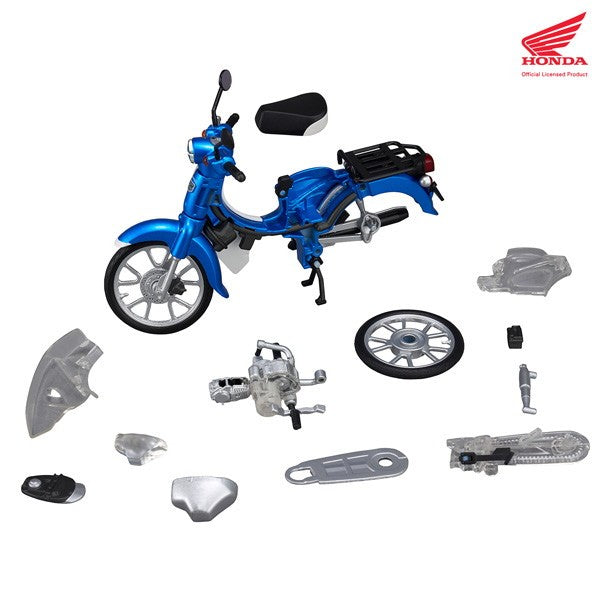 【予約安心出荷】[FIG] KAITANICS Honda スーパーカブ110 グリントウェーブブルーメタリック 組立品 フィギュア メガハウス(2026年12月)