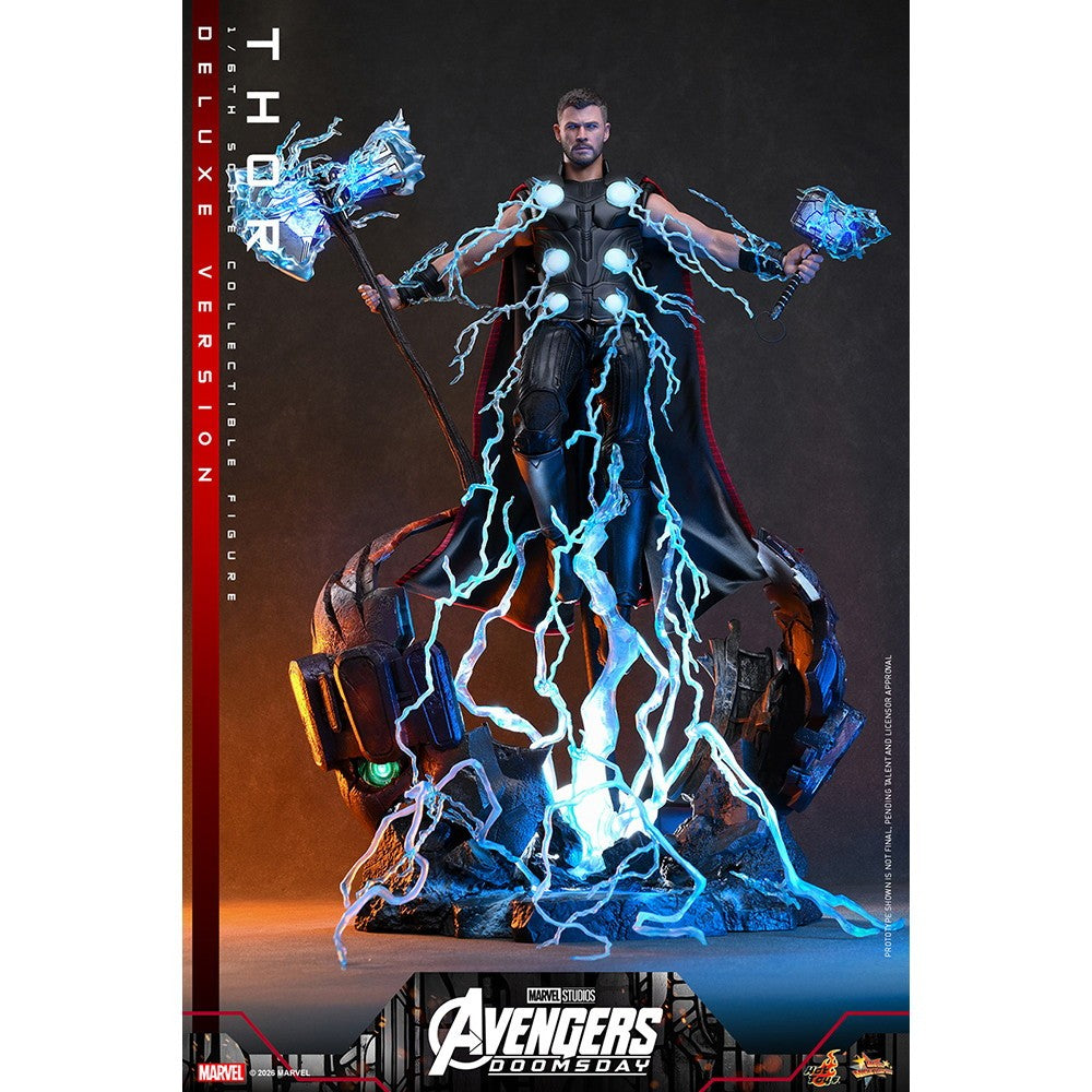 【予約安心出荷】[FIG] ムービー・マスターピース ソー（デラックス版） アベンジャーズ/ドゥームズデイ 1/6 完成品 可動フィギュア(MM#919) ホットトイズ(2027年12月)