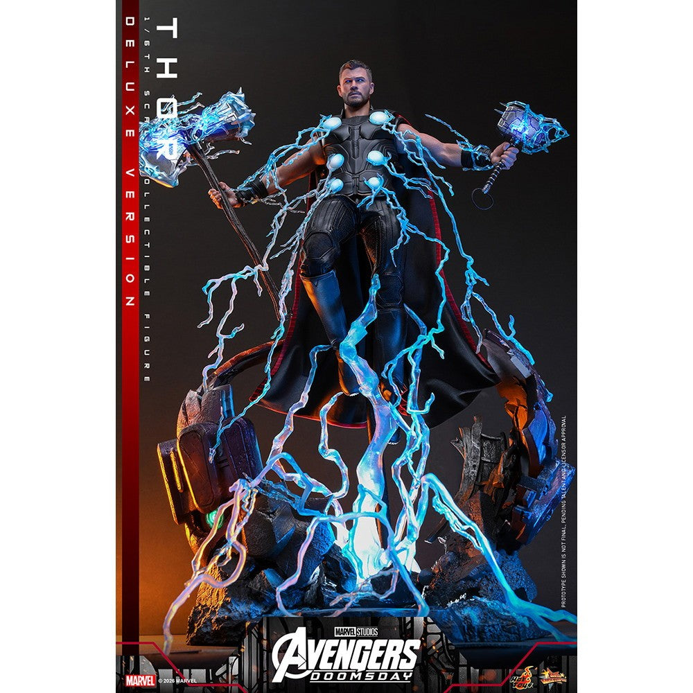 【予約安心出荷】[FIG] ムービー・マスターピース ソー（デラックス版） アベンジャーズ/ドゥームズデイ 1/6 完成品 可動フィギュア(MM#919) ホットトイズ(2027年12月)