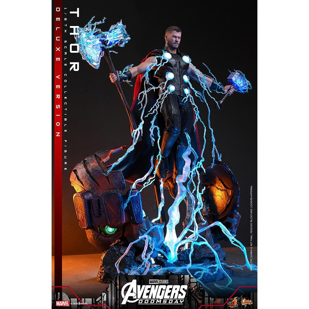 【予約安心出荷】[FIG] ムービー・マスターピース ソー（デラックス版） アベンジャーズ/ドゥームズデイ 1/6 完成品 可動フィギュア(MM#919) ホットトイズ(2027年12月)