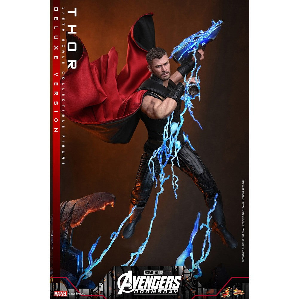 【予約安心出荷】[FIG] ムービー・マスターピース ソー（デラックス版） アベンジャーズ/ドゥームズデイ 1/6 完成品 可動フィギュア(MM#919) ホットトイズ(2027年12月)