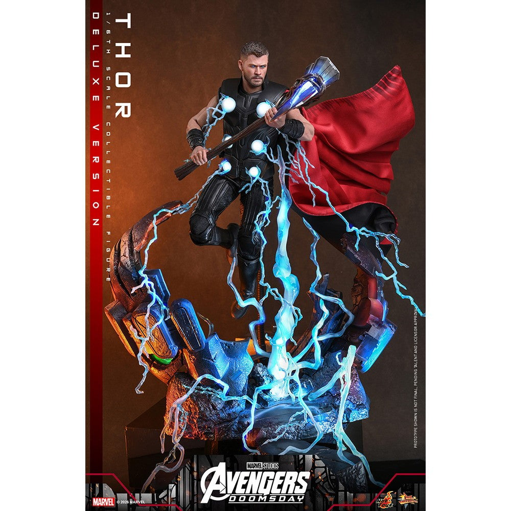 【予約安心出荷】[FIG] ムービー・マスターピース ソー（デラックス版） アベンジャーズ/ドゥームズデイ 1/6 完成品 可動フィギュア(MM#919) ホットトイズ(2027年12月)