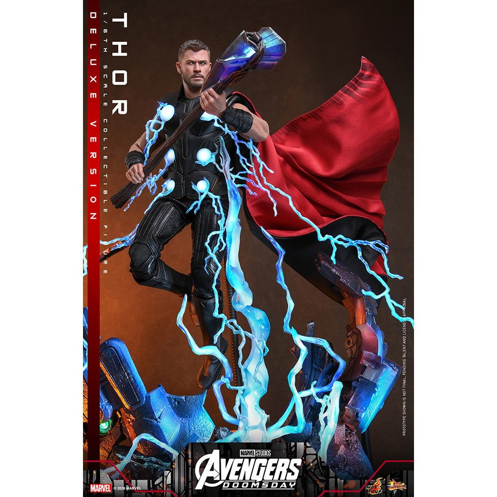 【予約安心出荷】[FIG] ムービー・マスターピース ソー（デラックス版） アベンジャーズ/ドゥームズデイ 1/6 完成品 可動フィギュア(MM#919) ホットトイズ(2027年12月)