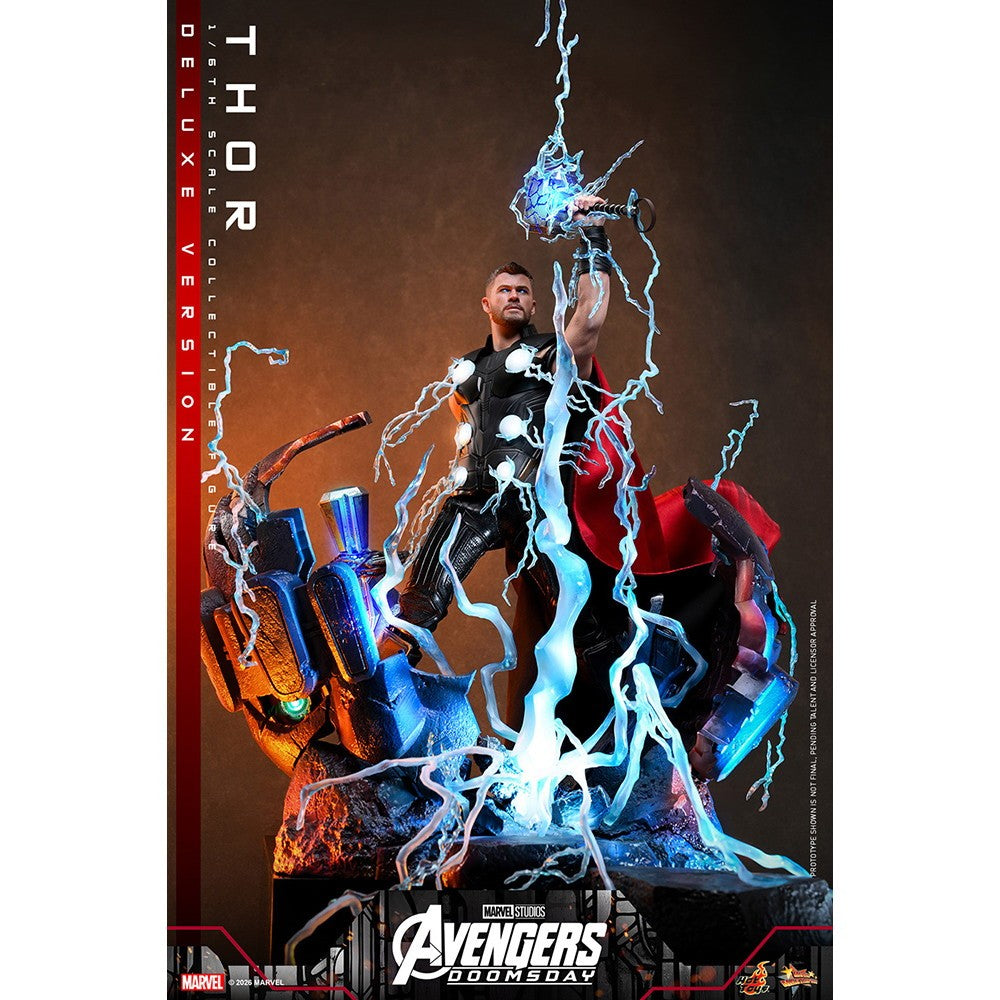 【予約安心出荷】[FIG] ムービー・マスターピース ソー（デラックス版） アベンジャーズ/ドゥームズデイ 1/6 完成品 可動フィギュア(MM#919) ホットトイズ(2027年12月)