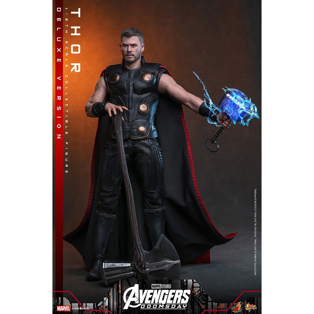 【予約安心出荷】[FIG] ムービー・マスターピース ソー（デラックス版） アベンジャーズ/ドゥームズデイ 1/6 完成品 可動フィギュア(MM#919) ホットトイズ(2027年12月)