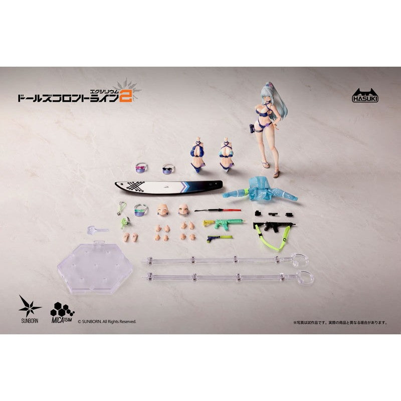 【予約安心出荷】[FIG] pocket art PA013 クルカイ 蒼き軌跡Ver. 豪華版 ドールズフロントライン2:エクシリウム 1/12 完成品 アクションフィギュア HASUKI(ハスキ)(2027年5月)