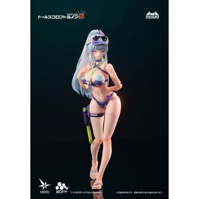 【予約安心出荷】[FIG] pocket art PA013 クルカイ 蒼き軌跡Ver. 豪華版 ドールズフロントライン2:エクシリウム 1/12 完成品 アクションフィギュア HASUKI(ハスキ)(2027年5月)