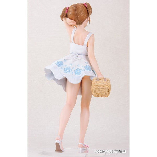 【予約安心出荷】[FIG] オリジナル やすみちゃんシリーズ No.256 すずみちゃん おでかけ日和 成形色アイボリー 1/6.5 レジンキャストキット フィギュア クルシマ製作所(2026年10月)