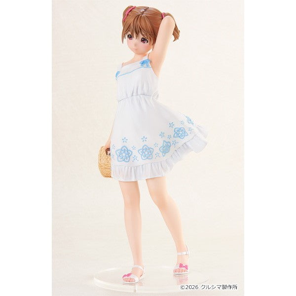 【予約安心出荷】[FIG] オリジナル やすみちゃんシリーズ No.256 すずみちゃん おでかけ日和 成形色アイボリー 1/6.5 レジンキャストキット フィギュア クルシマ製作所(2026年10月)