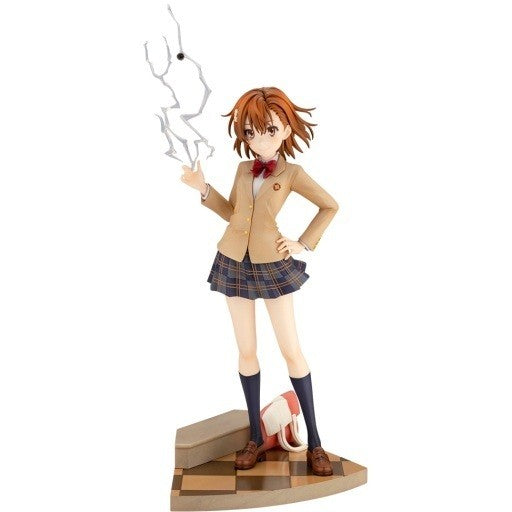 【中古即納】[FIG] コトブキヤショップ限定特典付属 御坂美琴(みさかみこと) 15周年記念Ver. とある科学の超電磁砲T 1/7 完成品 フィギュア(PV014) コトブキヤ(20230419)