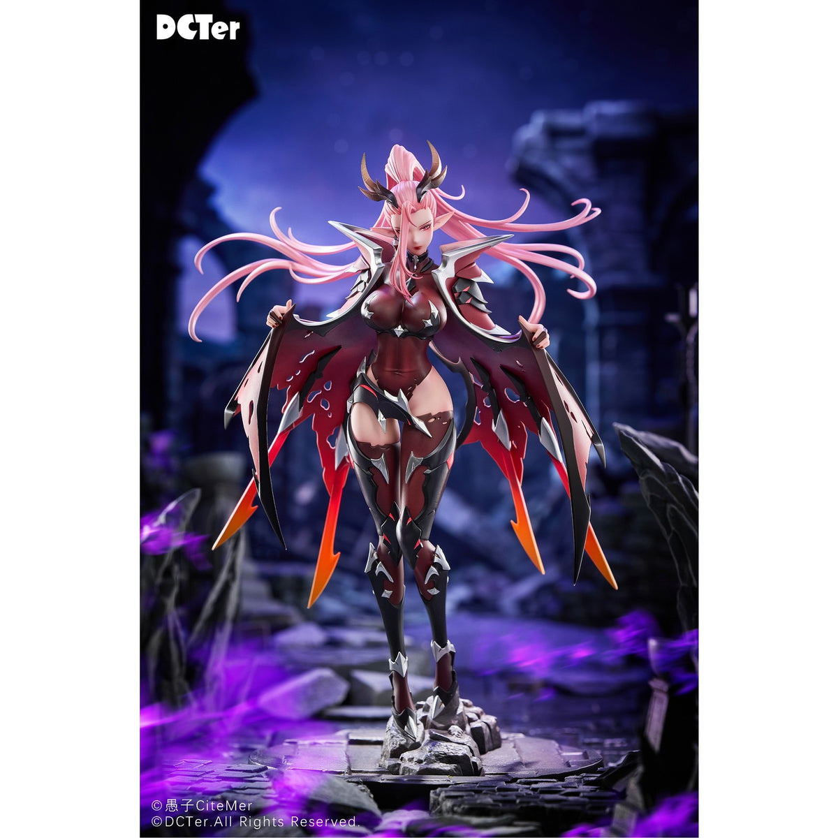 【予約安心出荷】[FIG] アクリルスタンド付属 竜姫士 ヘスリオン 1/7 完成品 フィギュア(PF501) DCTer(2027年1月)