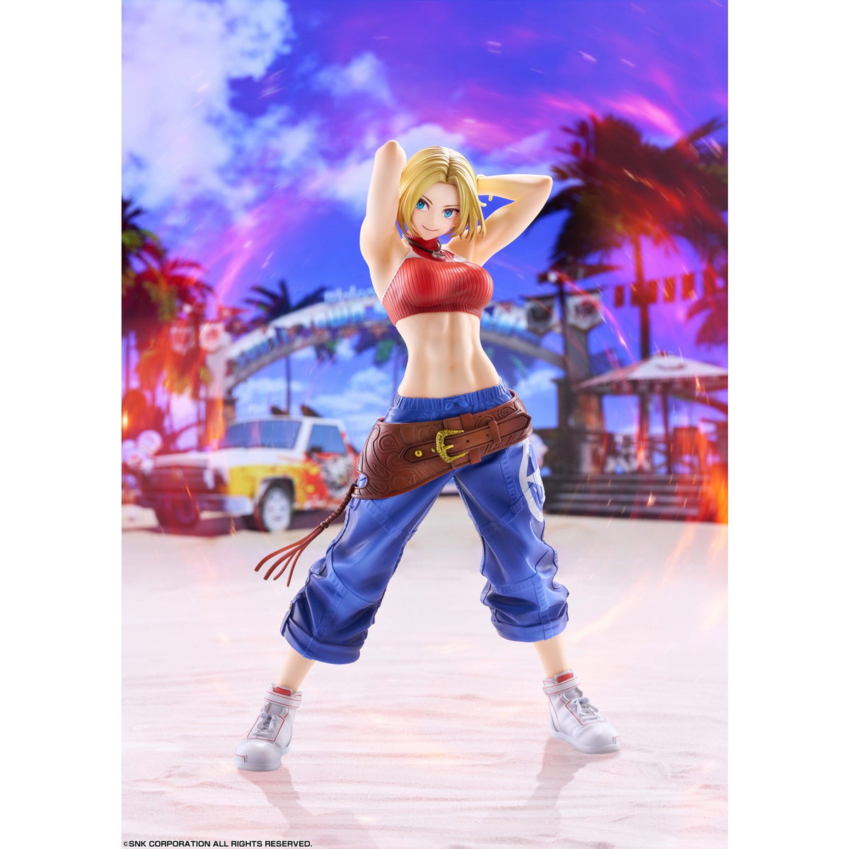 【予約安心出荷】[FIG] Fighting Girls Collection ブルー・マリー THE KING OF FIGHTERS XV(ザ・キング・オブ・ファイターズ フィフティーン/KOF15) 1/7 完成品 フィギュア GOLDENHEAD+(ゴールデンヘッドプラス)(2027年5月)