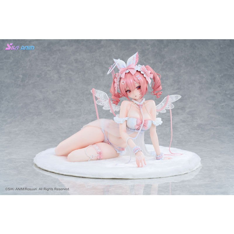 【予約安心出荷】[FIG] アクリルスタンド&タペストリー付属 白うさぎRosu 天使ver. 特典版 Illustrated by Rosuuri 1/4 完成品 フィギュア Siki Anim(シキアニム)(2027年7月)