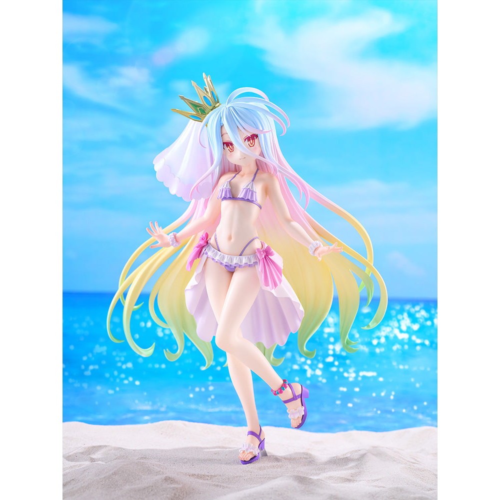 【予約安心出荷】[FIG] TENITOL TALL 白(しろ) 水着ドレスver. ノーゲーム・ノーライフ 完成品 フィギュア(AMU-TNL0189) フリュー(2027年6月)
