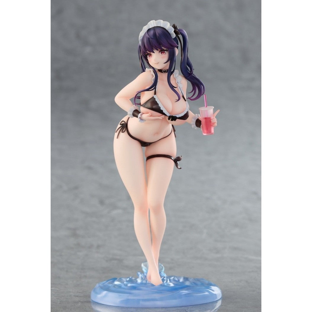 【予約安心出荷】[FIG] 差替顔パーツ&ミルクボトル付属 水着メイド シャーロット illustration by LANCE-小葱爆蛋 1/6 完成品 フィギュア KAWA DESIGN(2027年4月)