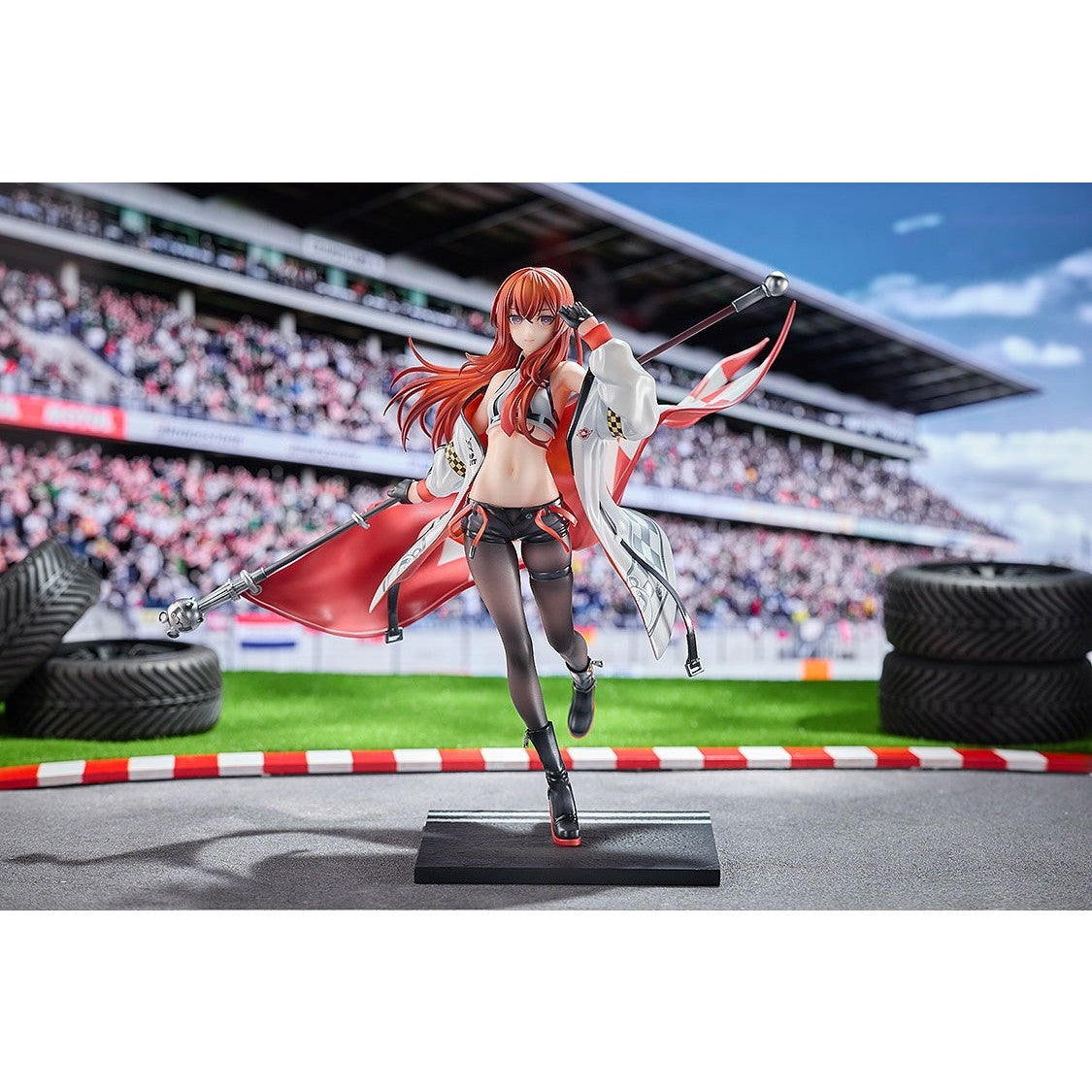 【予約安心出荷】[FIG] 初回生産限定特典付属 牧瀬紅莉栖(まきせくりす) Racing Ver. ぬいぐるみ セット STEINS;GATE(シュタインズ・ゲート) 1/7 完成品 フィギュア Solarain(ソラレーン)(2027年9月)