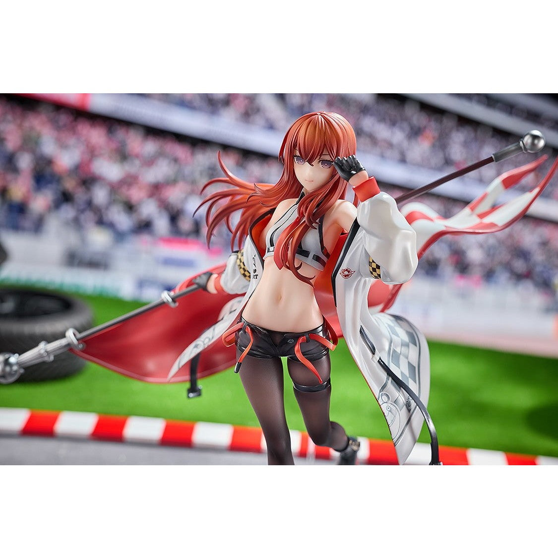 【予約安心出荷】[FIG] 初回生産限定特典付属 牧瀬紅莉栖(まきせくりす) Racing Ver. ぬいぐるみ セット STEINS;GATE(シュタインズ・ゲート) 1/7 完成品 フィギュア Solarain(ソラレーン)(2027年9月)