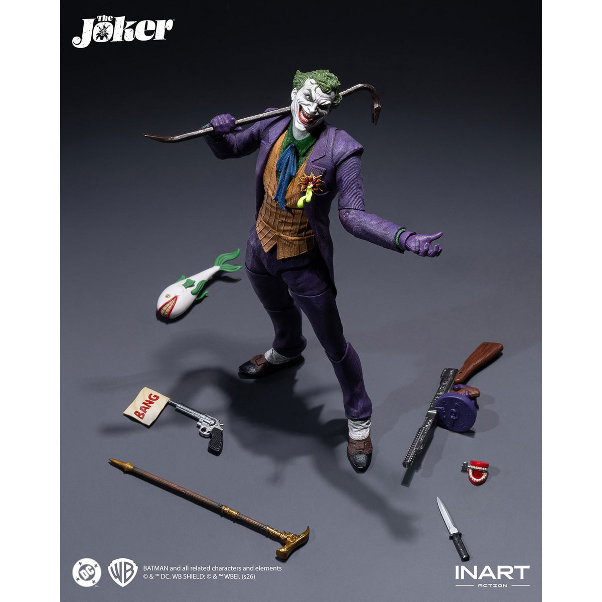 【予約安心出荷】[FIG] INART Action(インアート・アクション)- ジョーカー(コミック版) バットマン 完成品 アクションフィギュア INART(インアート)(2027年3月)