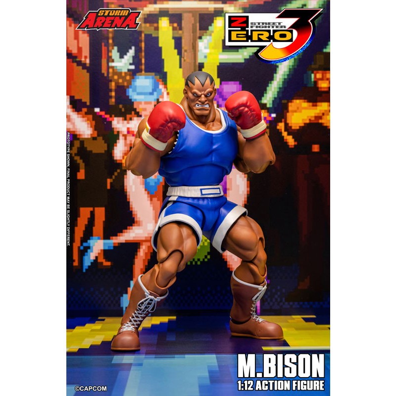 【予約安心出荷】[FIG] Storm Arena(ストームアリーナ) M.バイソン ストリートファイターZERO3(STREET FIGHTER) 1/12 完成品 可動フィギュア(SFSA09) ストームコレクティブルズ(2027年6月)