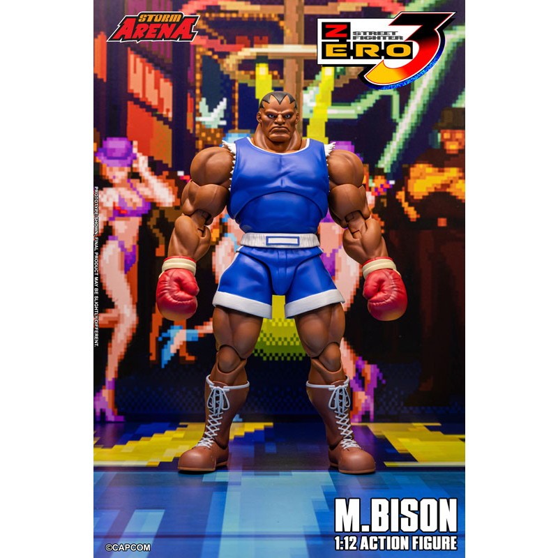 【予約安心出荷】[FIG] Storm Arena(ストームアリーナ) M.バイソン ストリートファイターZERO3(STREET FIGHTER) 1/12 完成品 可動フィギュア(SFSA09) ストームコレクティブルズ(2027年6月)