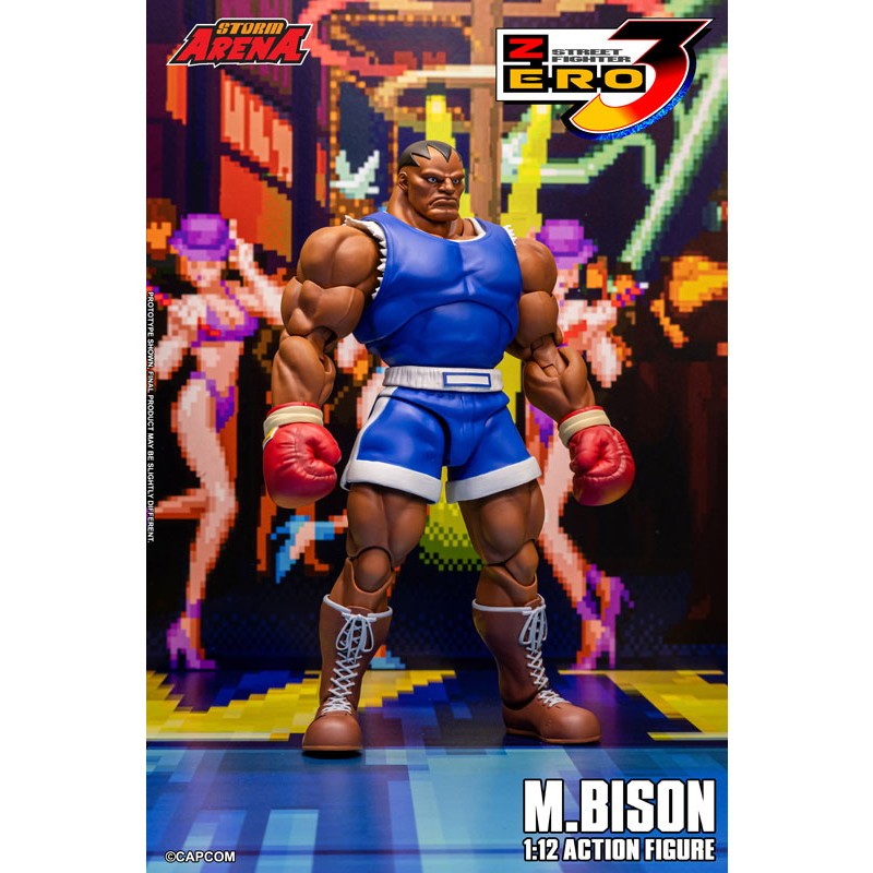 【予約安心出荷】[FIG] Storm Arena(ストームアリーナ) M.バイソン ストリートファイターZERO3(STREET FIGHTER) 1/12 完成品 可動フィギュア(SFSA09) ストームコレクティブルズ(2027年6月)