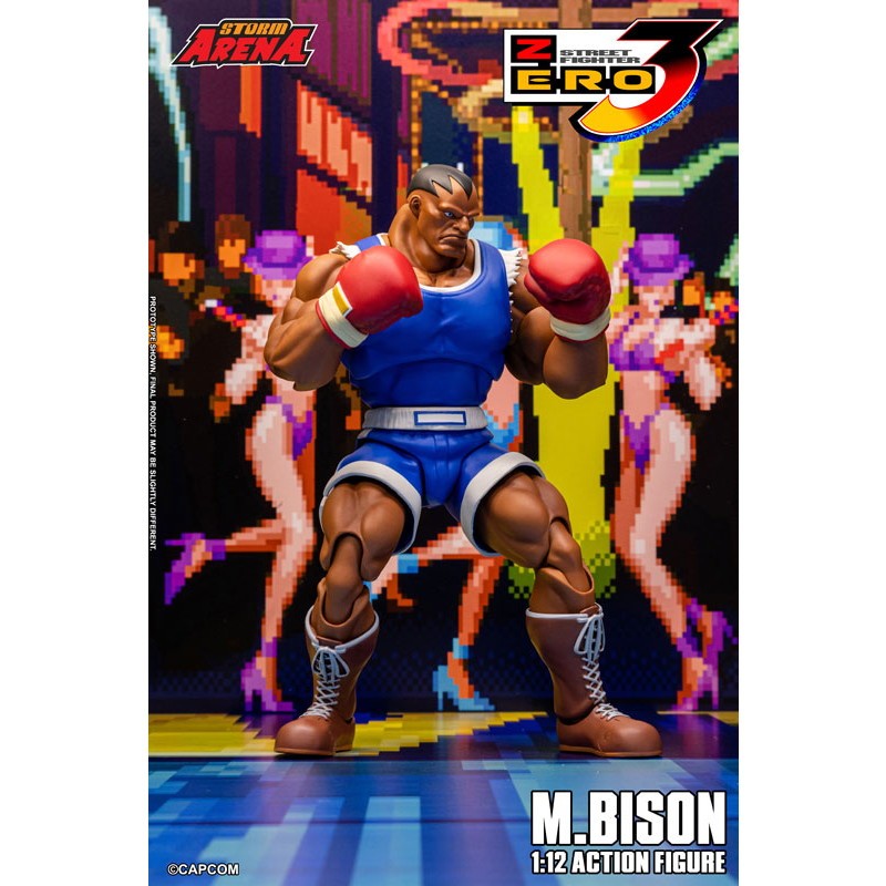 【予約安心出荷】[FIG] Storm Arena(ストームアリーナ) M.バイソン ストリートファイターZERO3(STREET FIGHTER) 1/12 完成品 可動フィギュア(SFSA09) ストームコレクティブルズ(2027年6月)