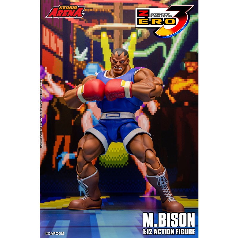 【予約安心出荷】[FIG] Storm Arena(ストームアリーナ) M.バイソン ストリートファイターZERO3(STREET FIGHTER) 1/12 完成品 可動フィギュア(SFSA09) ストームコレクティブルズ(2027年6月)