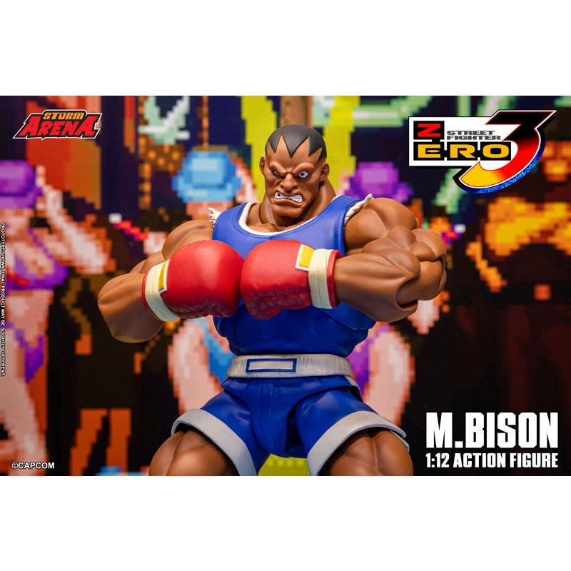 【予約安心出荷】[FIG] Storm Arena(ストームアリーナ) M.バイソン ストリートファイターZERO3(STREET FIGHTER) 1/12 完成品 可動フィギュア(SFSA09) ストームコレクティブルズ(2027年6月)