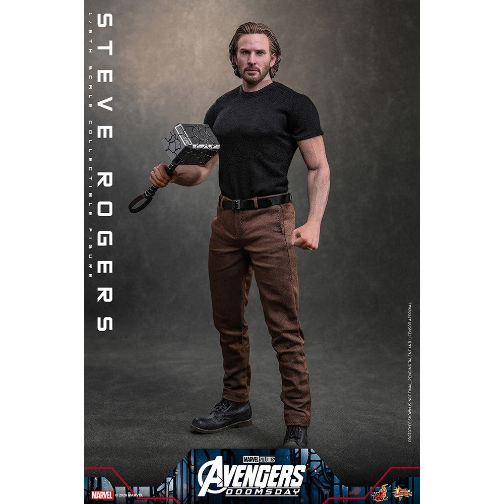 【予約安心出荷】[FIG] ムービー・マスターピース スティーブ・ロジャース アベンジャーズ/ドゥームズデイ 1/6 完成品 可動フィギュア(MM#928) ホットトイズ(2027年12月)