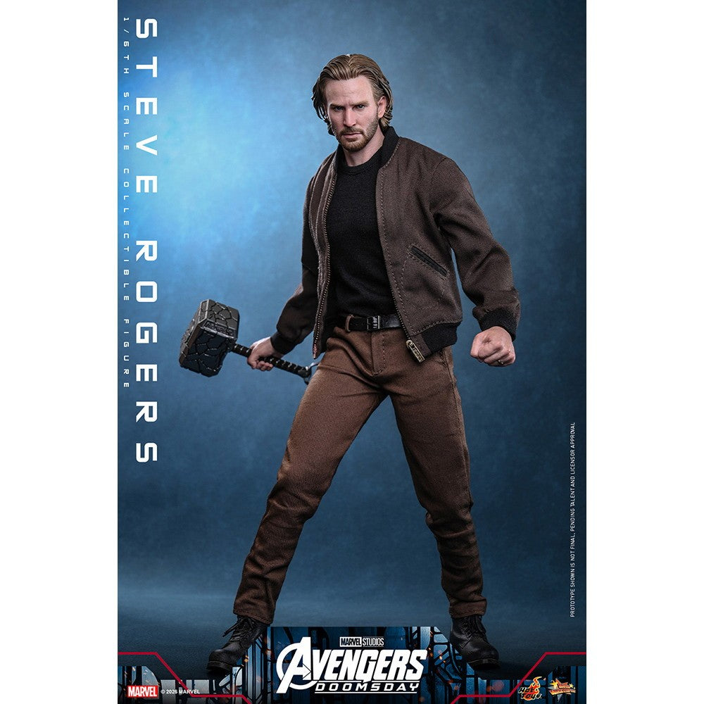 【予約安心出荷】[FIG] ムービー・マスターピース スティーブ・ロジャース アベンジャーズ/ドゥームズデイ 1/6 完成品 可動フィギュア(MM#928) ホットトイズ(2027年12月)