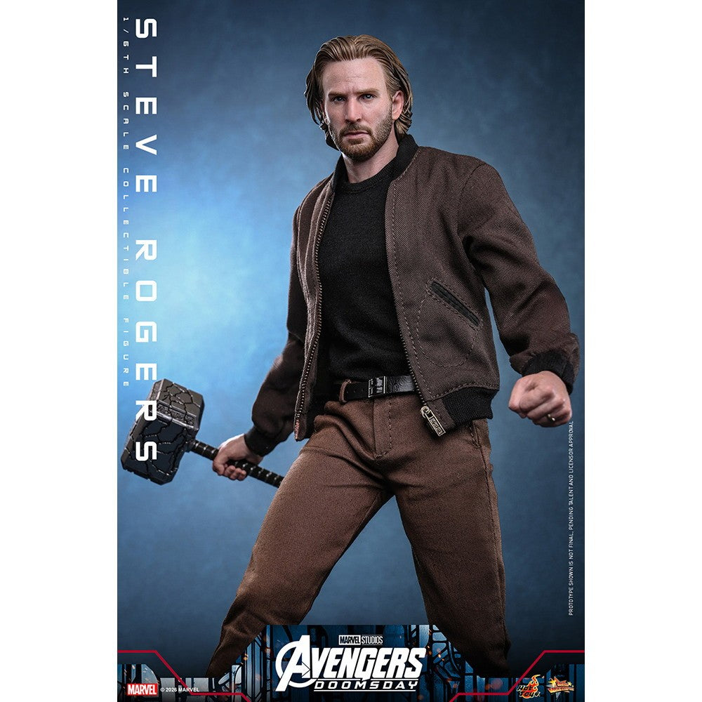 【予約安心出荷】[FIG] ムービー・マスターピース スティーブ・ロジャース アベンジャーズ/ドゥームズデイ 1/6 完成品 可動フィギュア(MM#928) ホットトイズ(2027年12月)