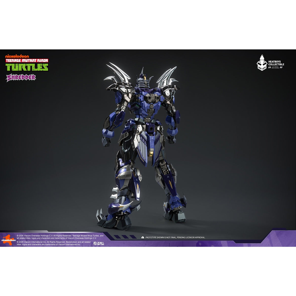 【予約安心出荷】[FIG] HB0119 SHREDDER(シュレッダー) メッキ版 ティーンエイジ・ミュータント・ニンジャ・タートルズ 完成品 合金可動フィギュア HEATBOYS(ヒートボーイズ)(2027年6月)