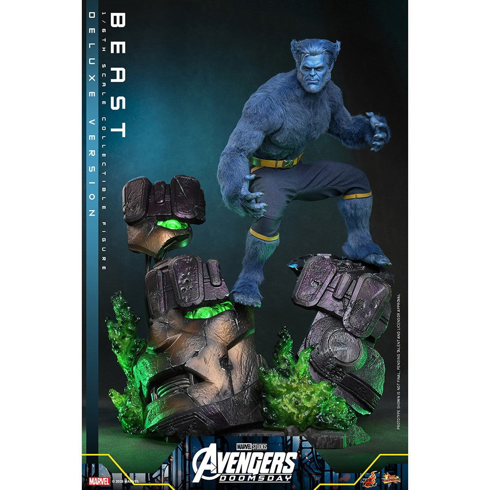 【予約安心出荷】[FIG] ムービー・マスターピース ビースト(デラックス版) アベンジャーズ/ドゥームズデイ 1/6 完成品 可動フィギュア(MM#921) ホットトイズ(2027年12月)
