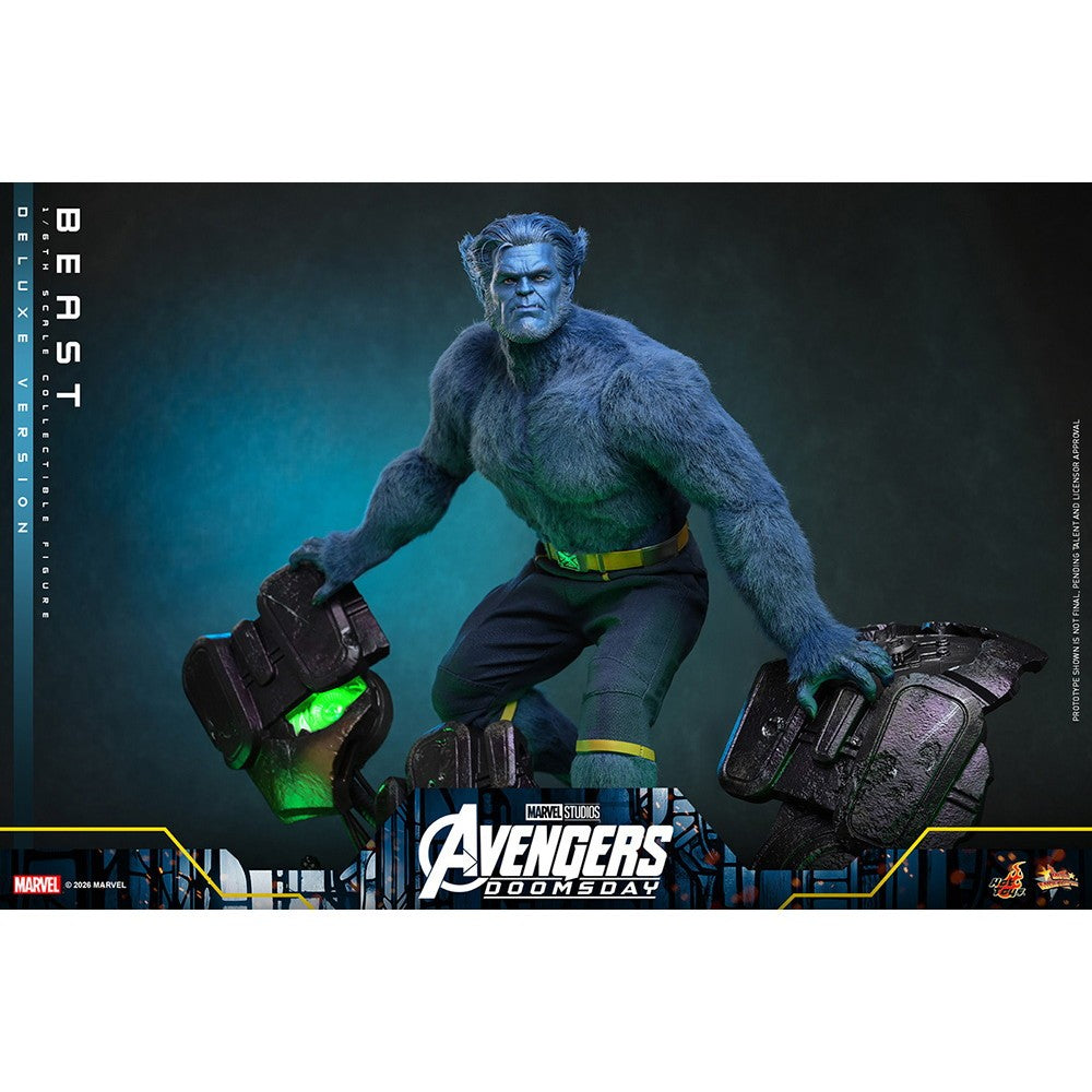 【予約安心出荷】[FIG] ムービー・マスターピース ビースト(デラックス版) アベンジャーズ/ドゥームズデイ 1/6 完成品 可動フィギュア(MM#921) ホットトイズ(2027年12月)
