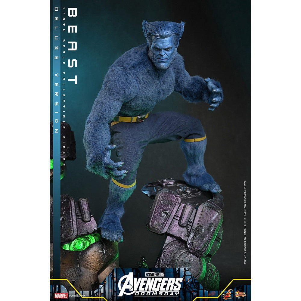 【予約安心出荷】[FIG] ムービー・マスターピース ビースト(デラックス版) アベンジャーズ/ドゥームズデイ 1/6 完成品 可動フィギュア(MM#921) ホットトイズ(2027年12月)
