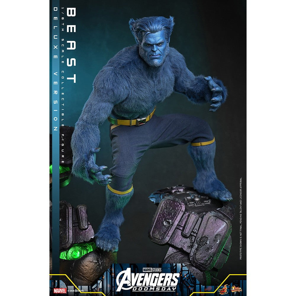 【予約安心出荷】[FIG] ムービー・マスターピース ビースト(デラックス版) アベンジャーズ/ドゥームズデイ 1/6 完成品 可動フィギュア(MM#921) ホットトイズ(2027年12月)