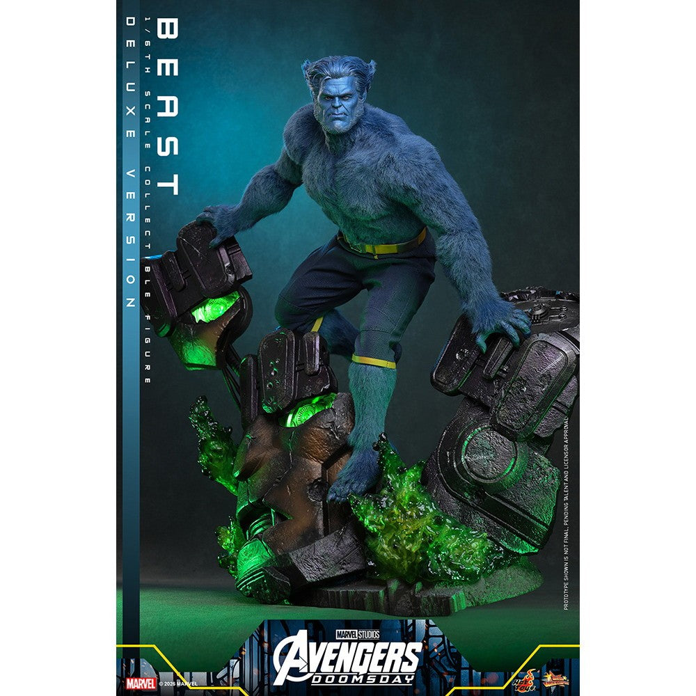 【予約安心出荷】[FIG] ムービー・マスターピース ビースト(デラックス版) アベンジャーズ/ドゥームズデイ 1/6 完成品 可動フィギュア(MM#921) ホットトイズ(2027年12月)
