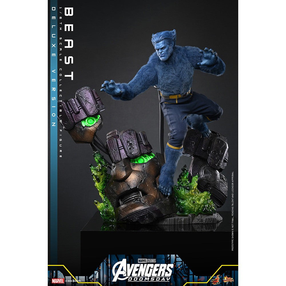【予約安心出荷】[FIG] ムービー・マスターピース ビースト(デラックス版) アベンジャーズ/ドゥームズデイ 1/6 完成品 可動フィギュア(MM#921) ホットトイズ(2027年12月)